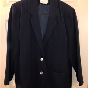 Just My Size Navy Blue Blazer